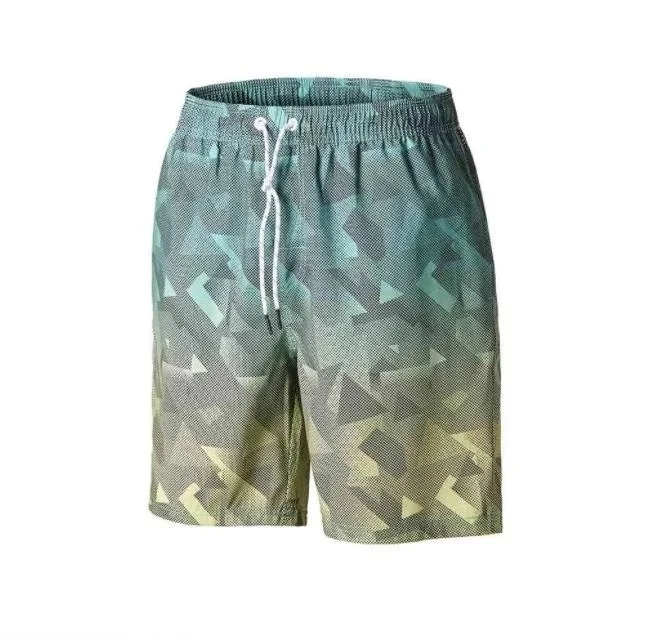 

Мужские градиентные модные быстросохнущие дышащие шорты с градиентным принтом для мужчин