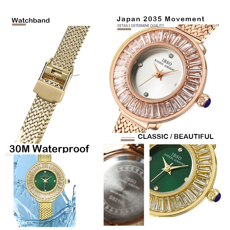 High Quality Top Brand Luxury Leather Band Watch Women Hand Clock Gold Wristwatch Waterproof Designer Steel Strap Lady Watches enlarge
