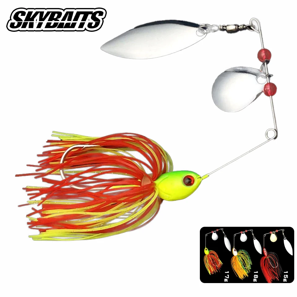 Рыболовная приманка 15 г/17 г/18 г металлические блестки Спиннер воблеры блесны