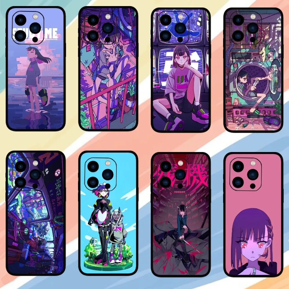 Мультяшный чехол Z-Zutomayo для телефона iPhone 15 14 13 12 11 Pro Max mini XS XR X 8 Plus SE