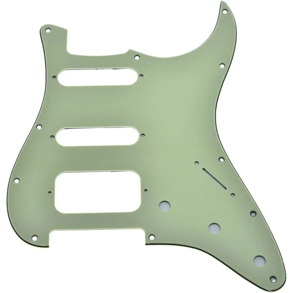 

11 Hole SSS Electric Guitar ST Style Pickguard 2-Screw Humbucker Pickup Guitar Parts