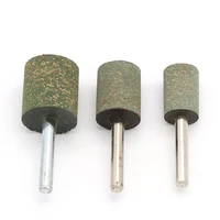 1pcs sesame shaft mounted rubber with abrasive grinding head polishing buffing wheel electric grinder for dremel rotary tools