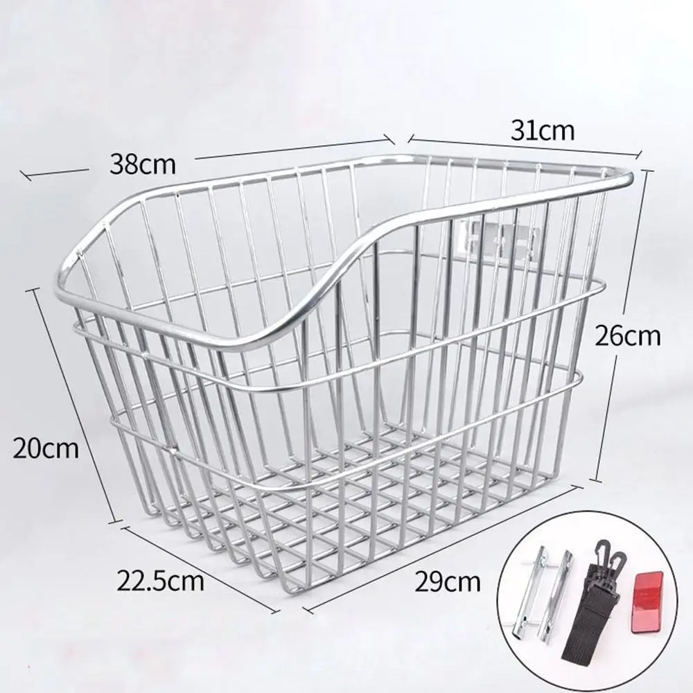 Простая в установке задняя корзина для велосипеда фиксированная прочная