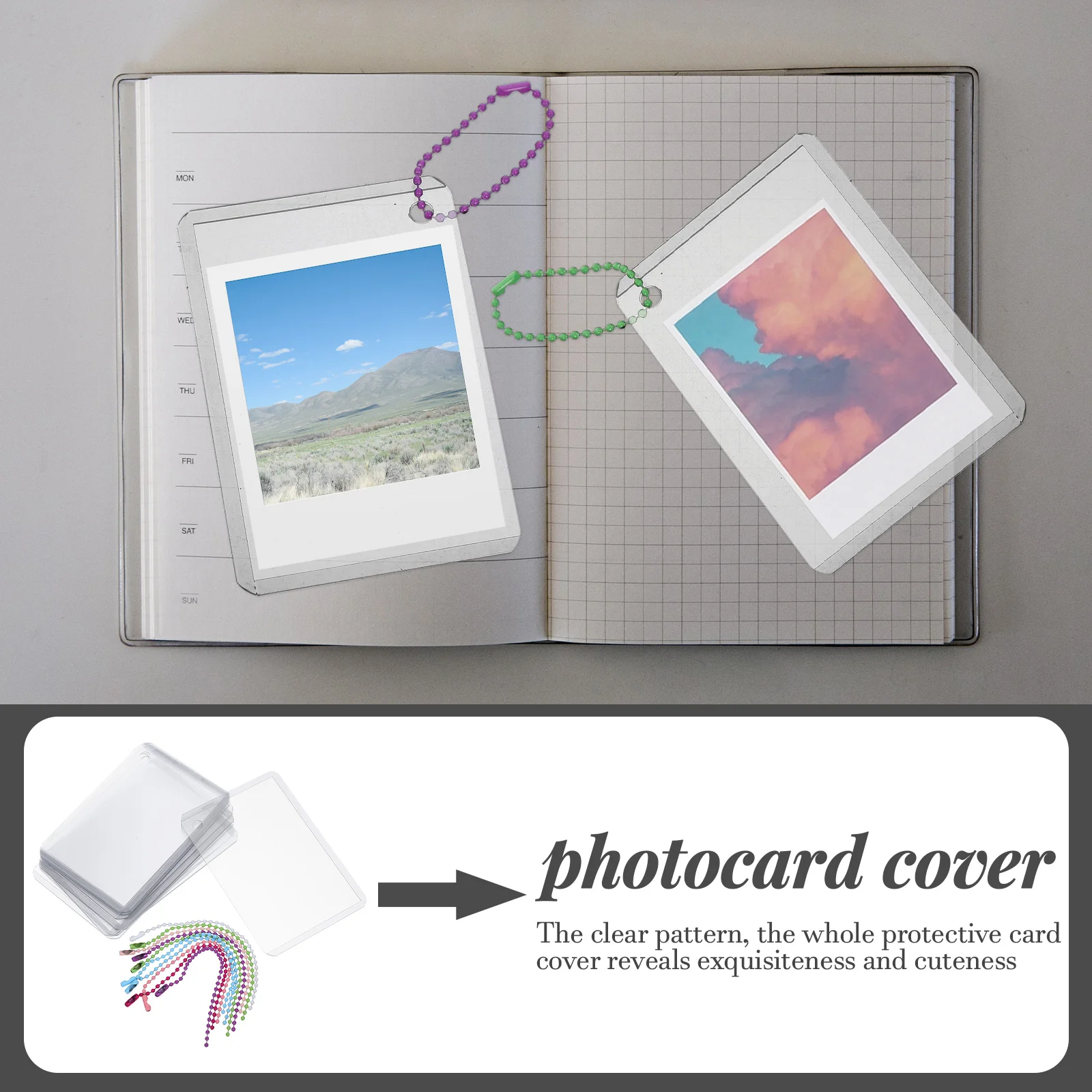 

10 Sets The Album Transparent Photocard Holder Baseball Holders Plastic Protective Sleeve Decorative