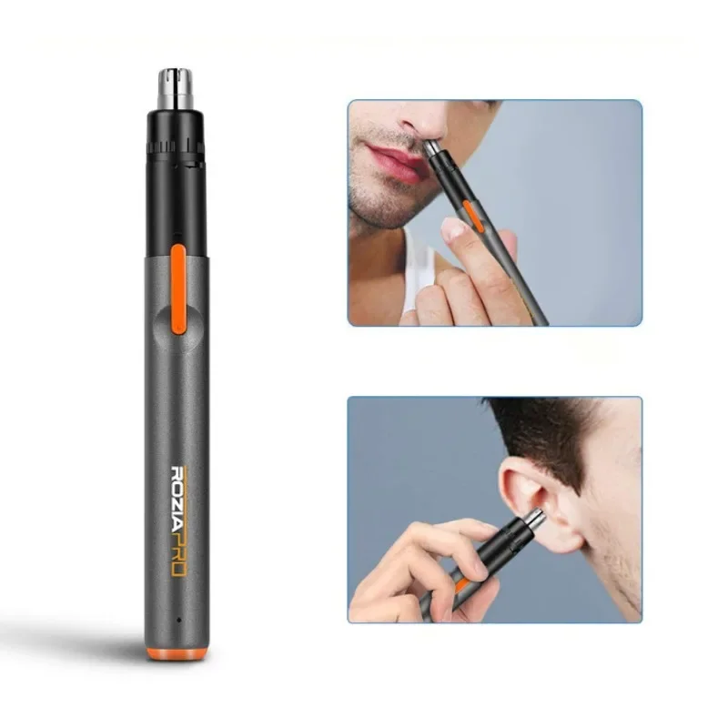 

Portable Professional Electric Nose & Ear Hair Trimmer Rotating USB Charging Hair Trimmer Eyebrow Trimmer Rechargable Clipper