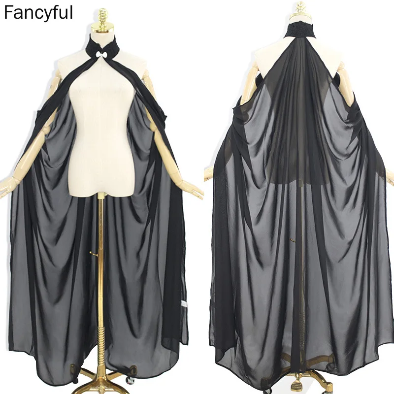 

Halloween Christmas Hanging Neck Misty Cloak For Women Summer Thin Section Shawl Seaside Mesh Cloaks Fashion Stage Costumes 2022