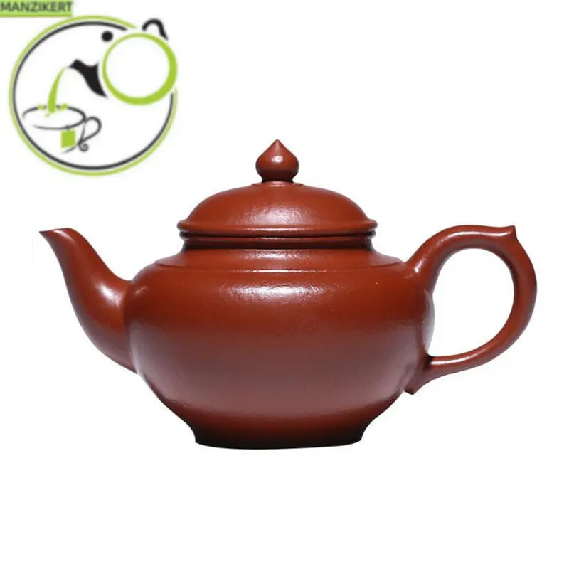 

120ml Yixing Purple Clay Teapots Famous Artists Handmade Tea Pot Raw Ore Zhu Mud Beauty Kettle Chinese Authentic Zisha Tea Set