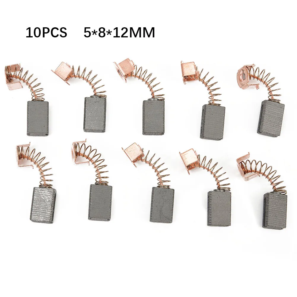 

5x8x12mm 5mm X 8mm X 12mm New Essential 10PCS Carbon Brush Pack for Black Decker Angle Grinder G720 High Quality Material