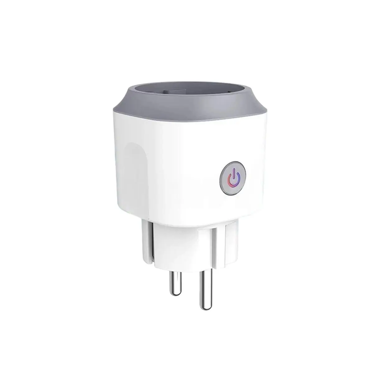 Фото (ABGQ) Умная розетка Tuya Zigbee 20A с функцией таймера, мониторингом энергопотребления и голосовым управлением для Alexa, Google, Алисы, вилка стандарта ЕС №5