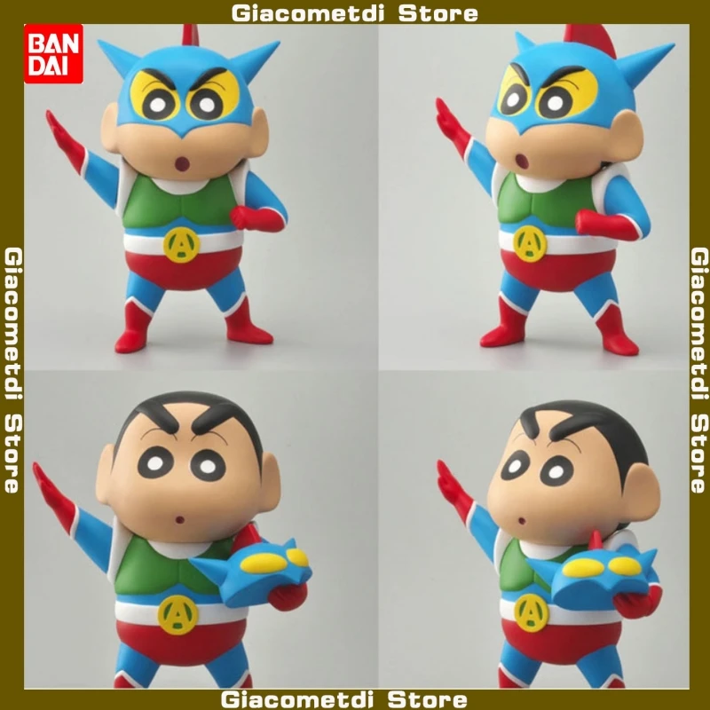 

Anime Salted Egg Superman Crayon Shin-Chan High Quality Figure Dynamic Superman Peripheral Toy Decoration Model Birthday Gift