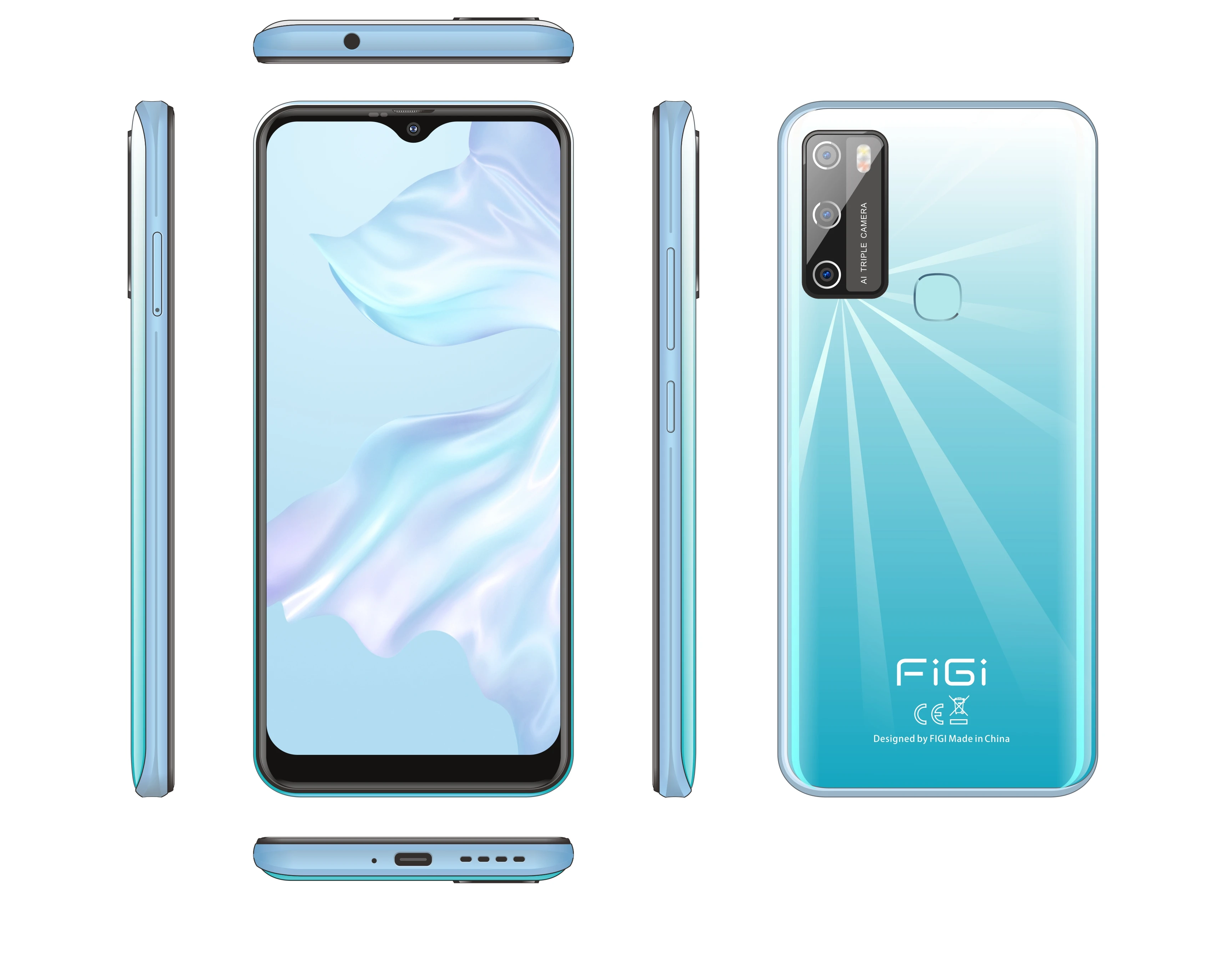 Figi Note 11 pro Android 11 Smartphone 6.52 inch Incell Display 4GB RAM 64GB ROM 13MP AI Triple Camera MTK Chip 5200Mah Battery