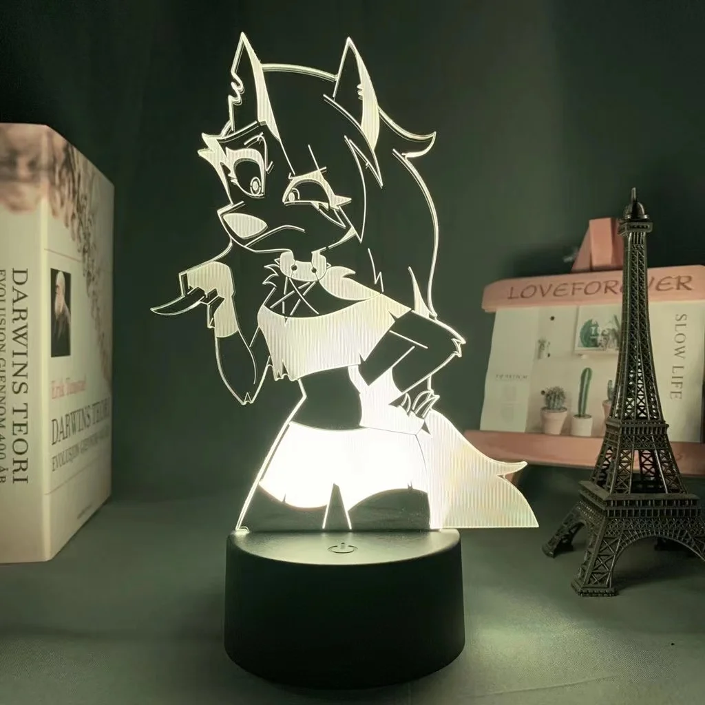 Светодиодный ночник в стиле аниме Helluvaing Stolas Loona ‌ s Boss акриловая подставка