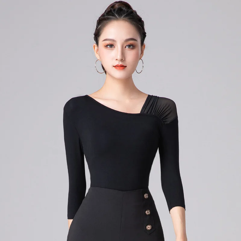 

Modern dance clothes women new Latin dance practice clothes social dance modern dance National Standard Dance Top