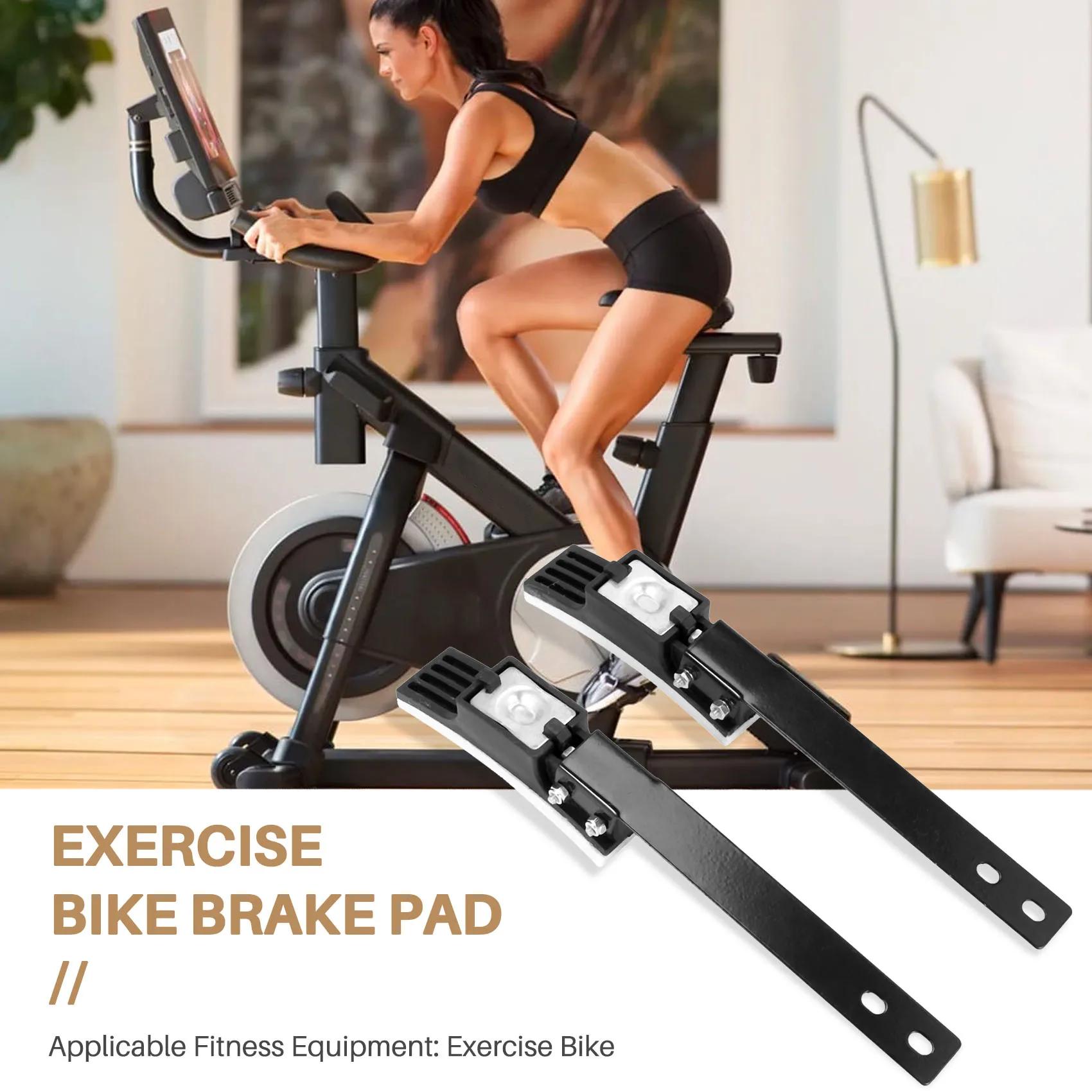 2 шт. велосипедные тормозные колодки для фитнеса