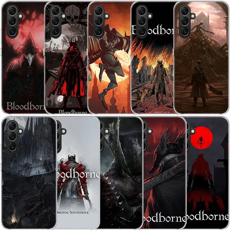 Game Bloodborne Clear Phone For Samsung Galaxy A55 A35 A25 A15 A05S A04S A14 A24 A34 A54 A03S A13 A23 A33 A53 A73 A9 A8 A7 A6 Co