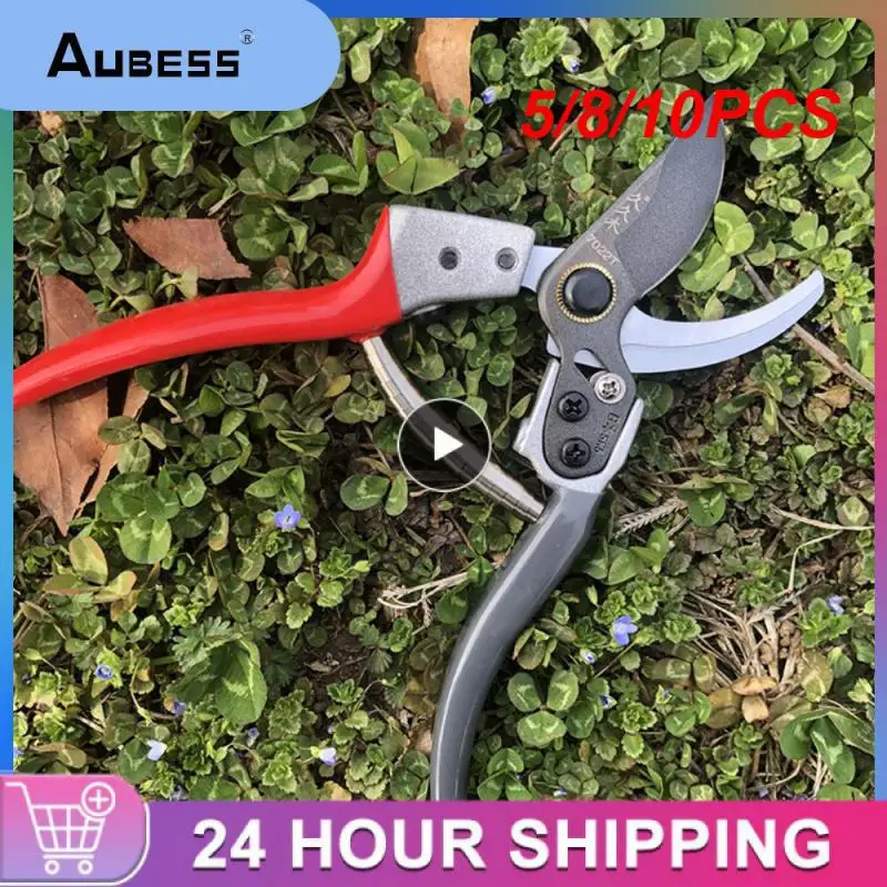 

5/8/10PCS Plant Pruning Flower And Fruit Branch Scissors Horticultural Pruning Micro-tip Pruning Shears Garden Pruner