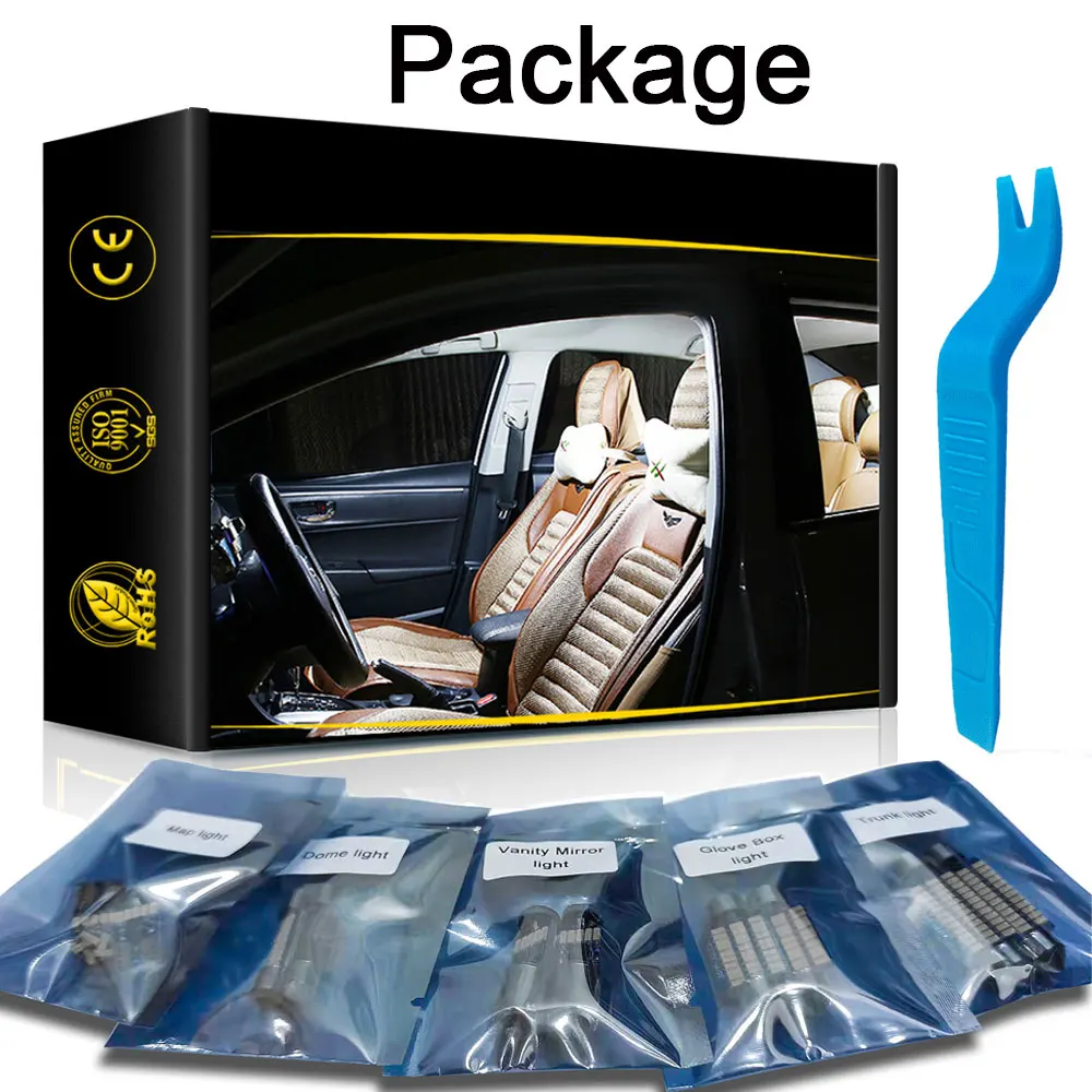 Внутренние светодиодные лампы для BMW X1 E84 F48 X2 F39 X3 E83 F25 X4 F26 X5 E53 E70 F15 F85 X6 E71 E72