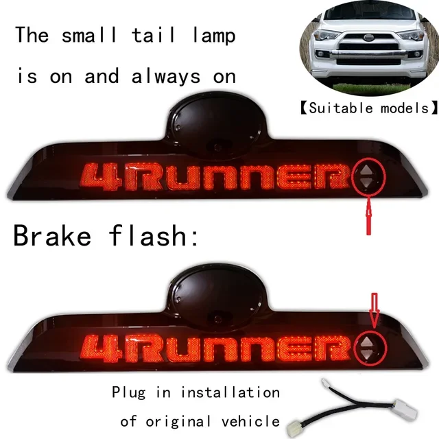 

Автомобильные светодиодные фонари бампера для Toyota 4 Runner 4Runner 2010-2021 2022Задние фонари Задние противотуманные фары Тормозной фонарь 12 В Рефлекторные фонари заднего хода