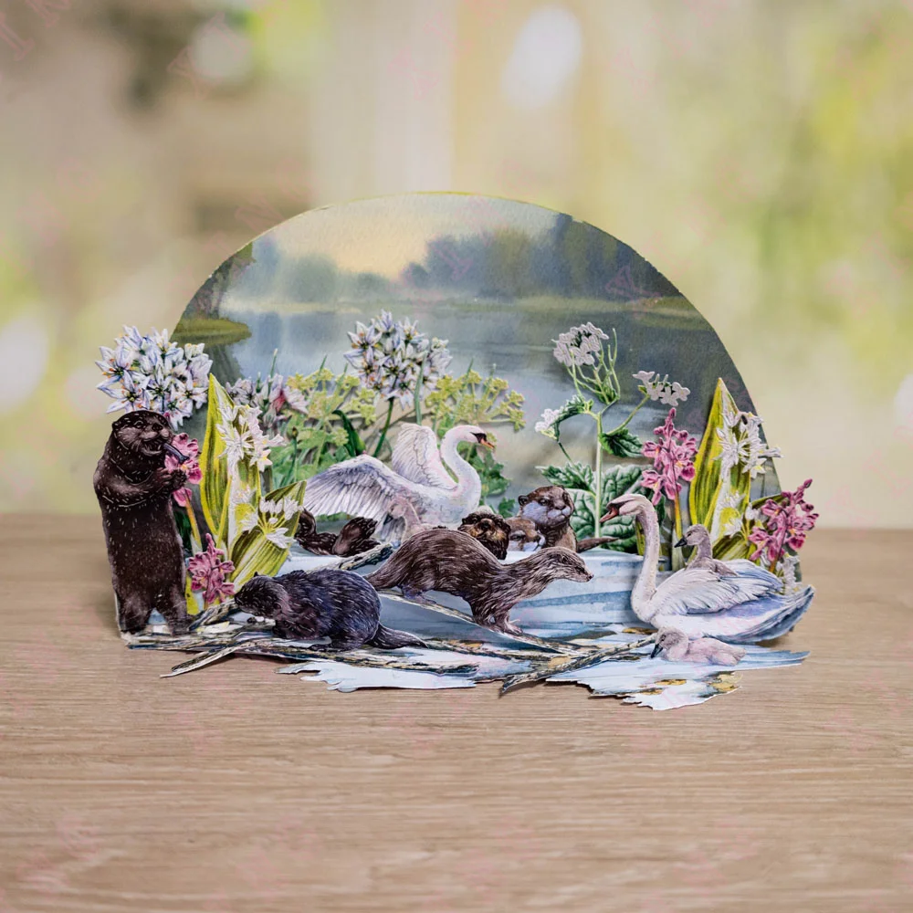 2022 шаблон для украшения альбома скрапбукинга Подарочная открытка сделай сам