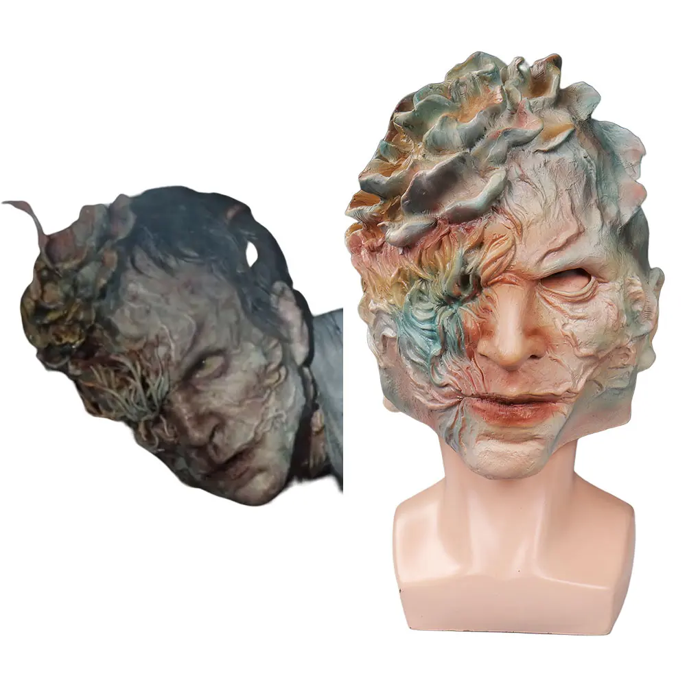 

Movie The Last of Us Season 1 Mask Cosplay Costume Adult Latex Mask Helmet Masquerade Halloween Party Costume Props Suit