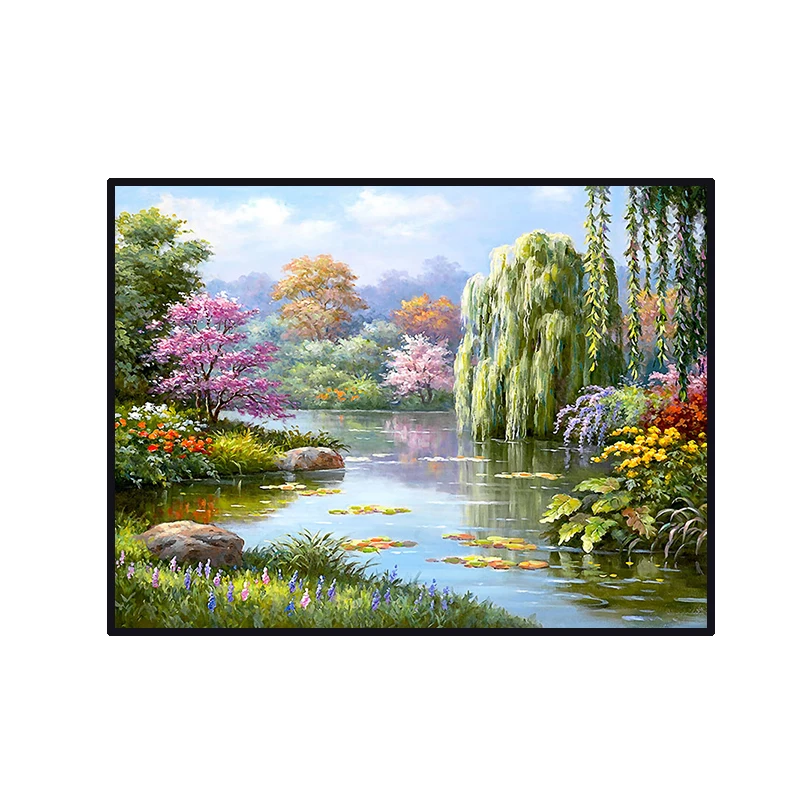 

Пейзаж 5d, алмазная живопись, прямоугольная Вышивка крестиком, гостиная, спальня, полностью круглые алмазные украшения, подвесная роспись