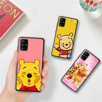 bandai winnie pooh cute phone case for samsung galaxy a52 a21s a02s a12 a31 a81 a10 a30 a32 a50 a80 a71 a51 5g