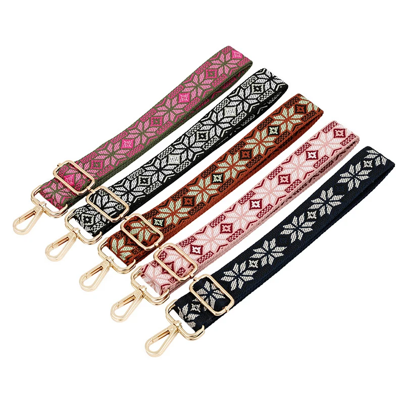 

New Nylon Bag Strap Women Shoulder Crossbody Bag Belt Colorful Wide Strap Bag Part Accessories Female Messenger Bag Strap Handle