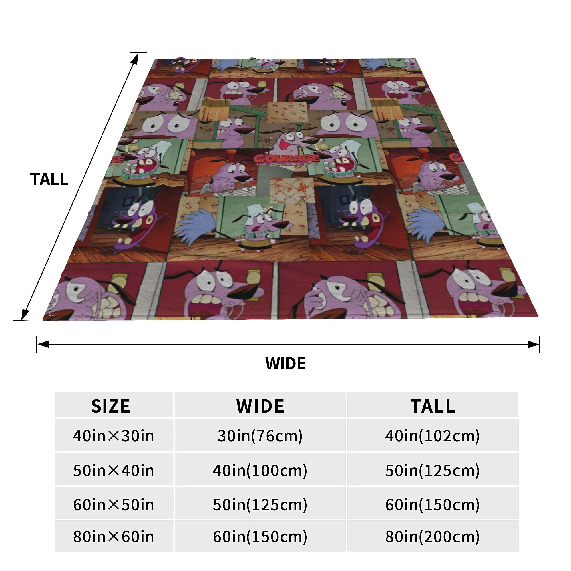 Ковардская собака с-мужество мультфильм смешные одеяла флис Осень/Зима Милая