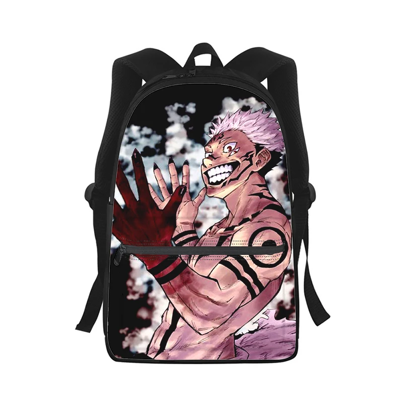 Jujutsu Kaisen ANIME Men Women Backpack 3D Print Fashion Student School Bag Laptop Backpack Kids Travel Shoulder Bag