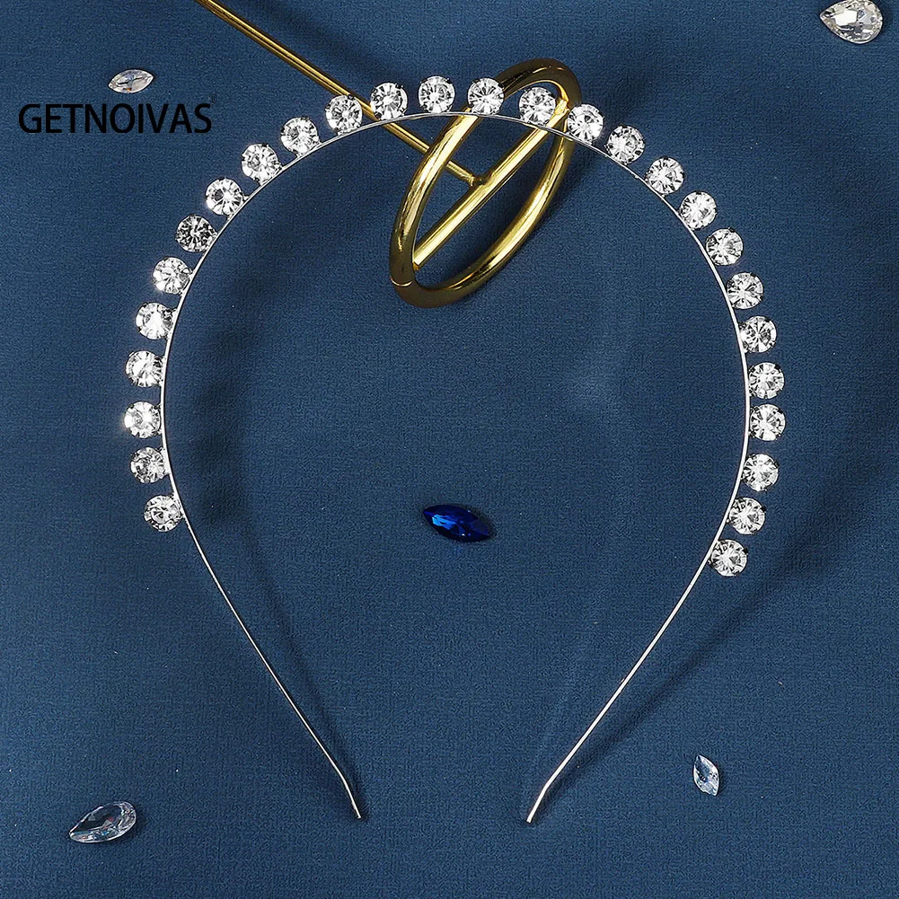 

Korean Fashion Hair Hoop Rhinestone Headbands Simple Headwear Women Girls Daily Jewelry Bride Wedding Party Hair Accessories SL