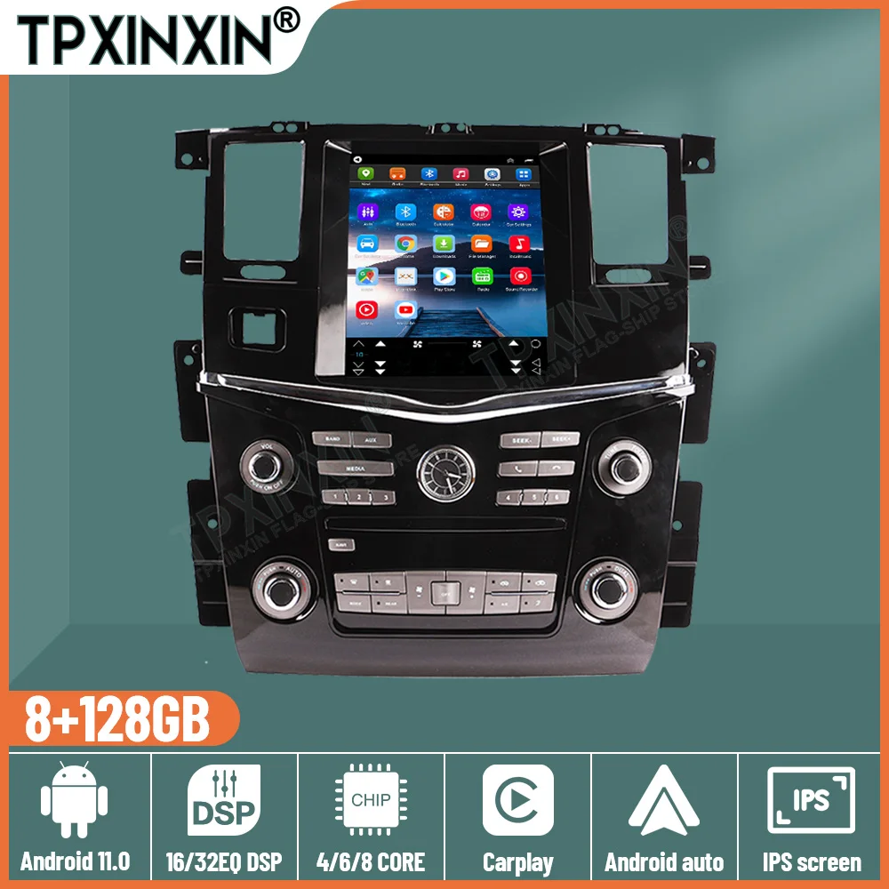 Navigation Tesla Style Screen Stereo Auto Multimedia Video Player