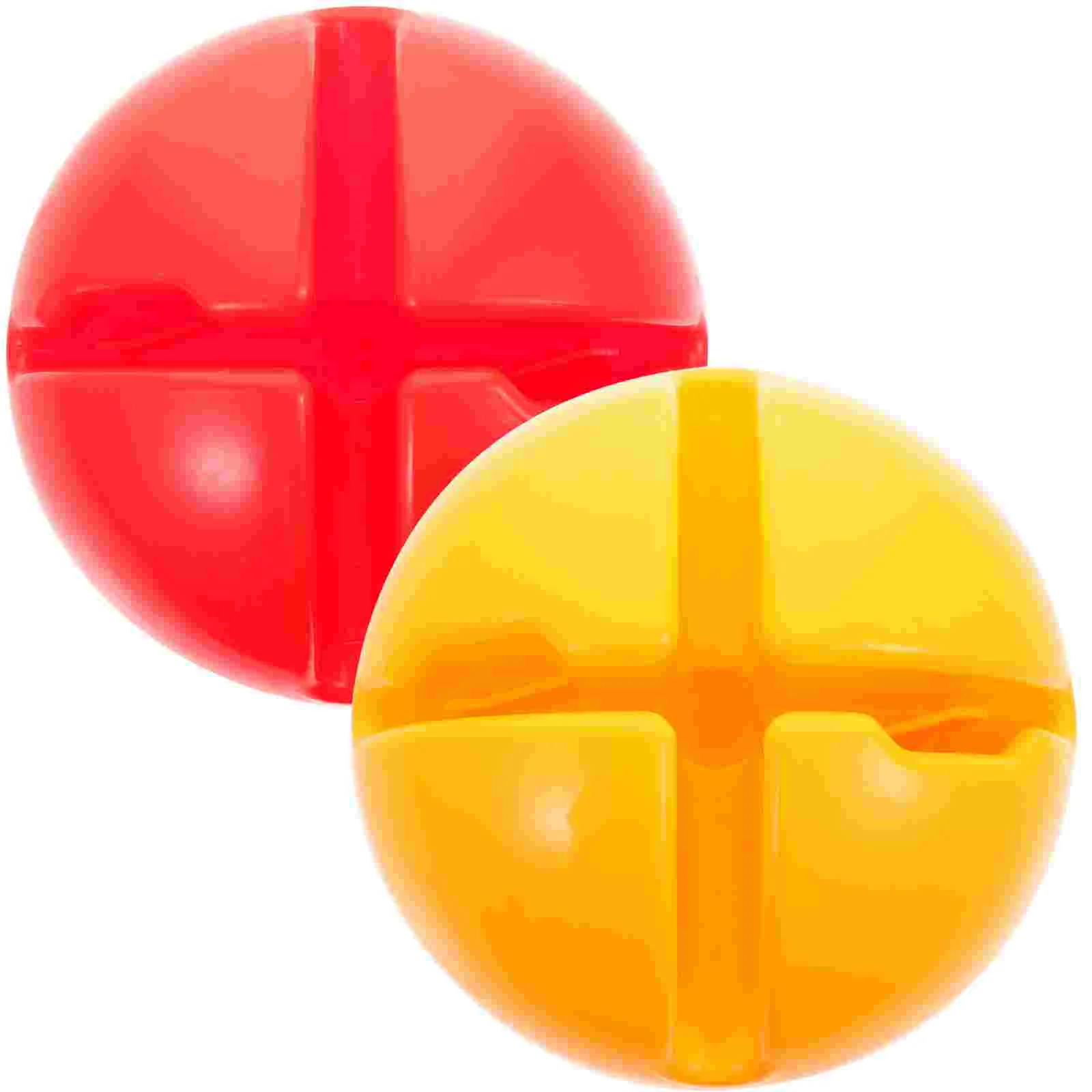

2 Pcs Sign Pole Base Sports Supply Flag House Flagpole Pedestal Stand Indoor Soccer Ball Support Accessory