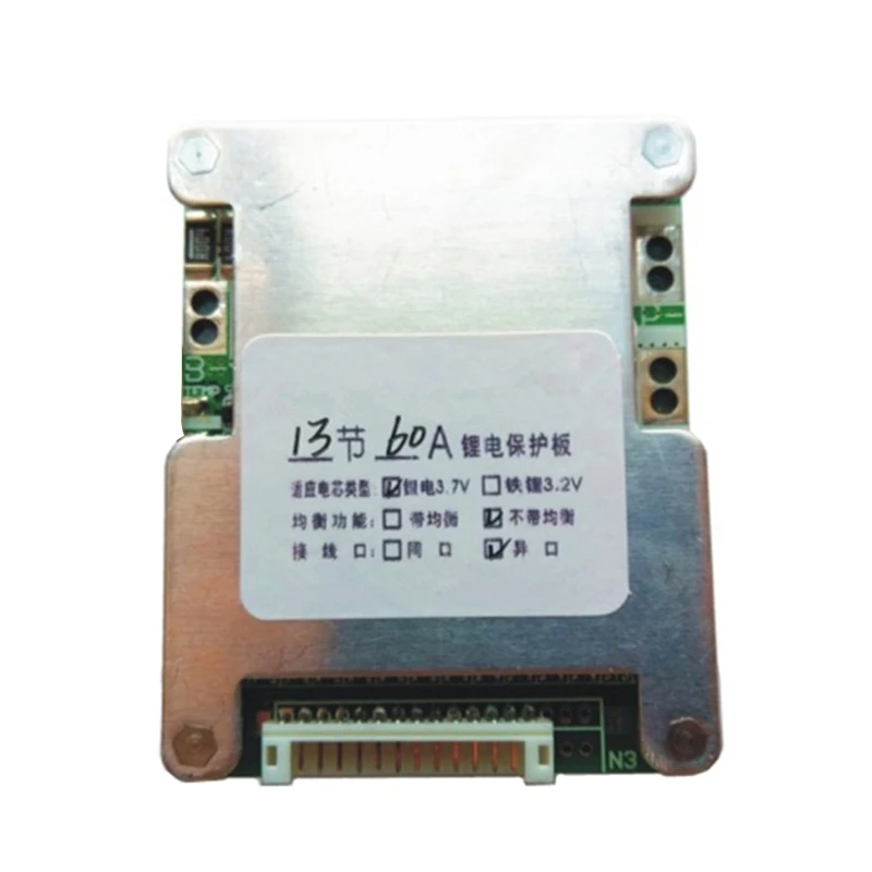 

Professional 13 Series Li-Ion Battery Pack Battery Protection Board BMS for Ternary Batteries Manganese Electrical Drop Shipping