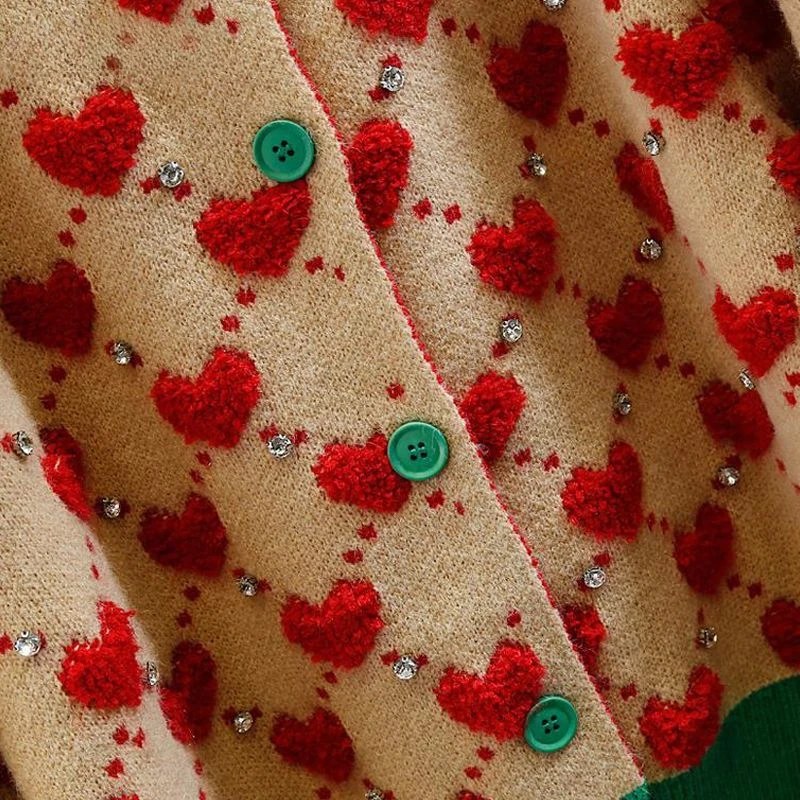 Женский трикотажный свитер на пуговицах короткий кардиган с длинным рукавом и