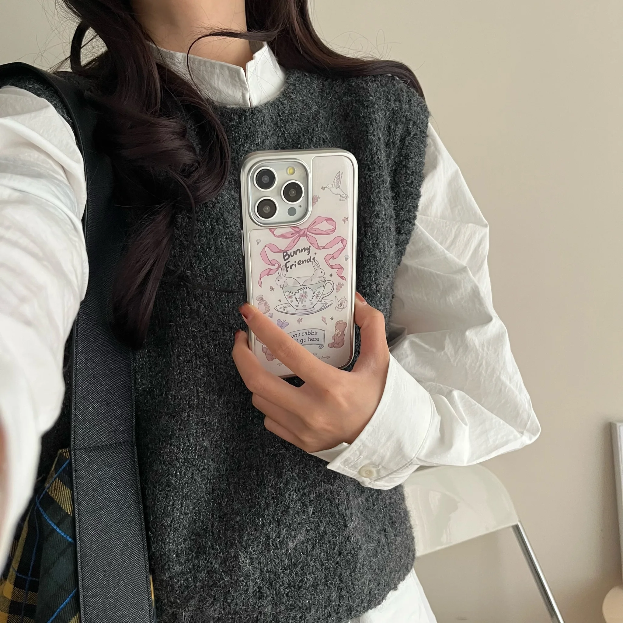 Новый чехол для телефона с чашкой-бабочкой и кроликом iPhone 16 16pro 16promax 15 15pro 15promax 14