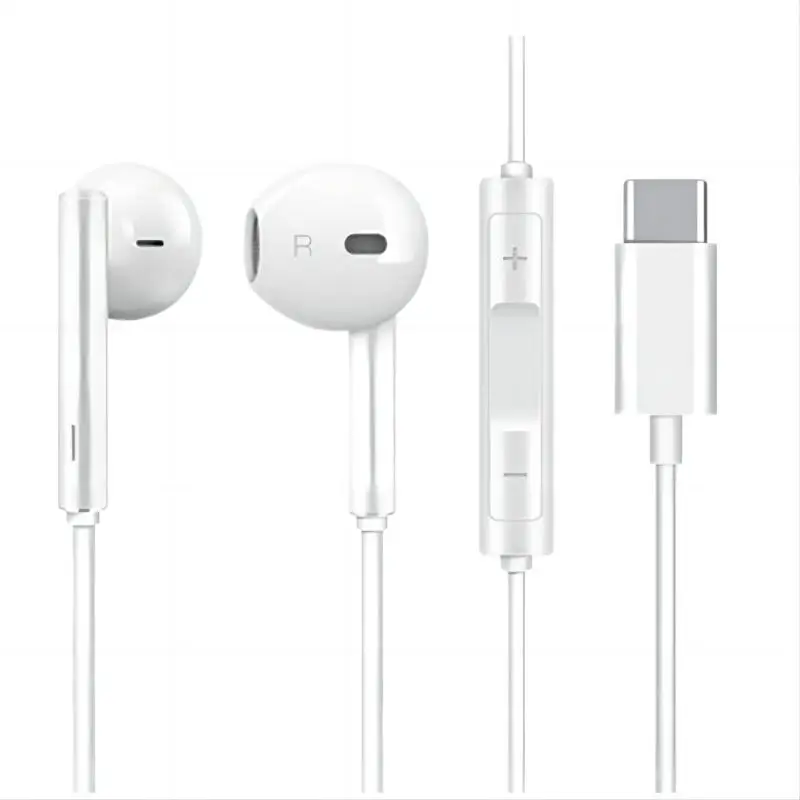 

100% New Huawei CM33 Type-c Wired Earphone Volume Control In Ear Sports Headset With Mic For Huawei P50 P40 P30 Pro Mate 20 Nova