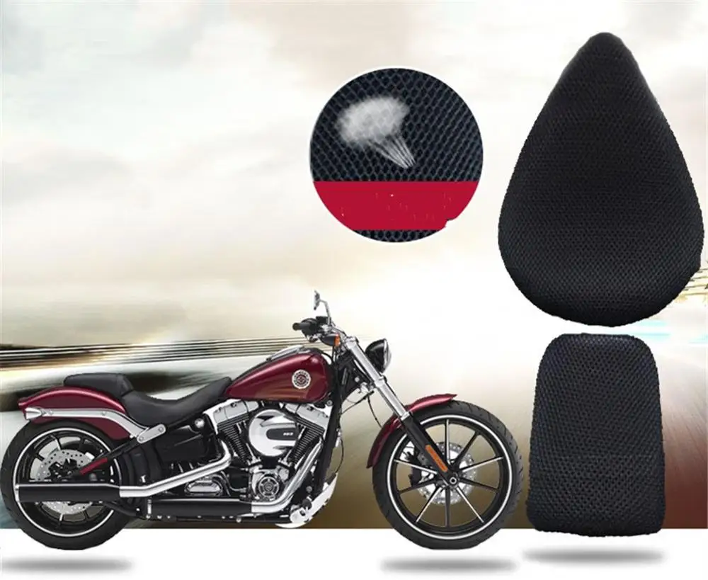 

Чехол на подушку мотоциклетного сиденья для Harley breaker 2015-2019, 3D сетчатый защитный изоляционный чехол для подушки