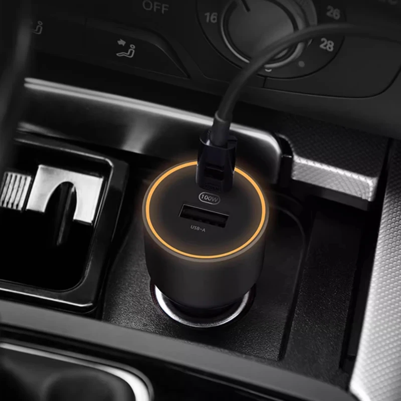 Оригинальное турбозарядное устройство Xiaomi Mi 12t Pro 13 14 100 Вт 1A1C с двумя USB-портами и