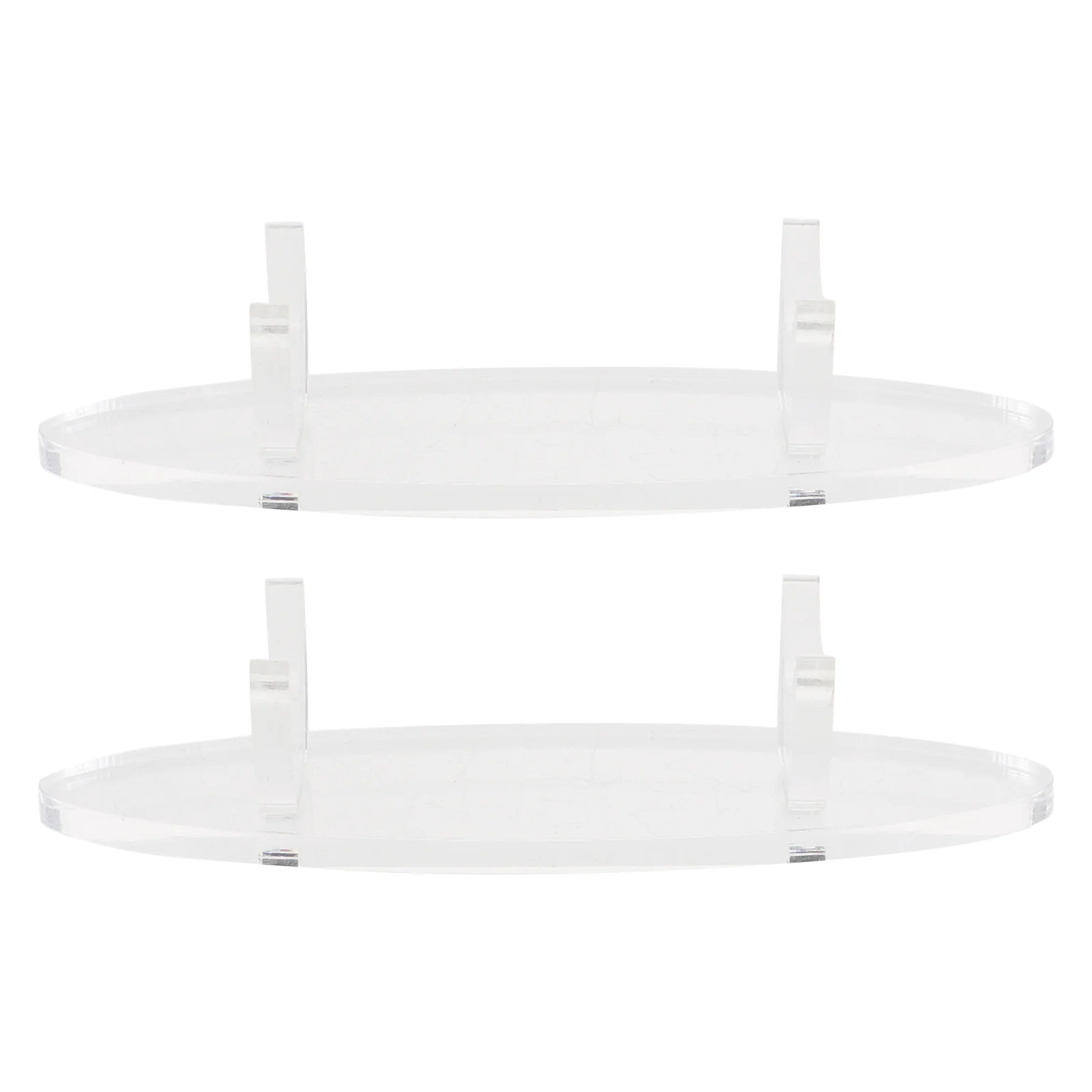 

2Pcs Brush Display Rack Brush Stand Organizer Pen Holder Desk Stand Acrylic Pen Rack Brush Organizer