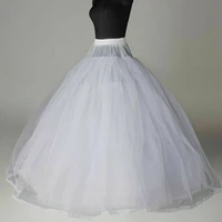 3 layer petticoat skirt crinoline hoopless underskirt for bridal wedding dress 2022