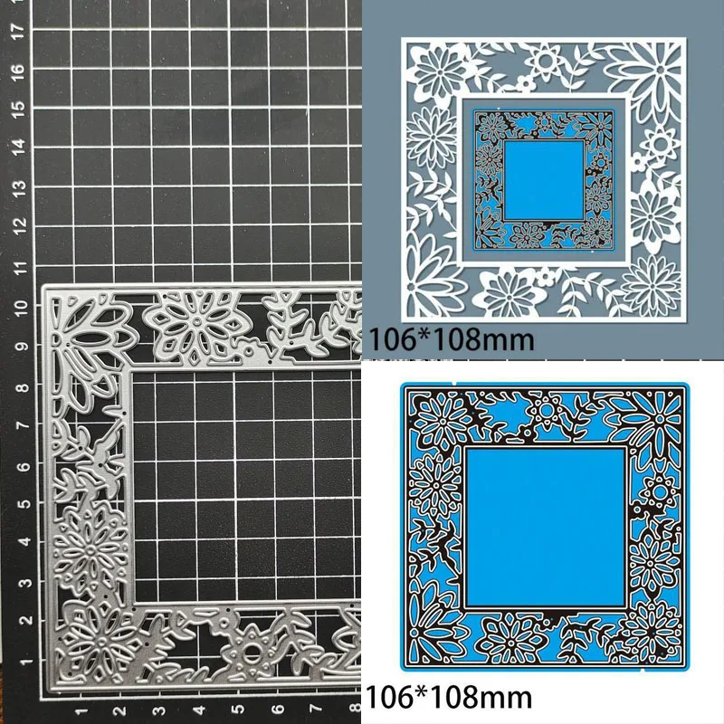 Цветочная рамка для рукоделия металлические штампы вырезанные форма