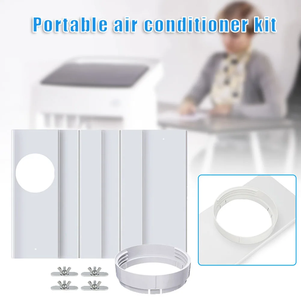 

Air Conditioner Exhaust Vent Kit Casement Seal Mobile Draught Board Parts Seal Fitting Connector Wind Shield Adaptor