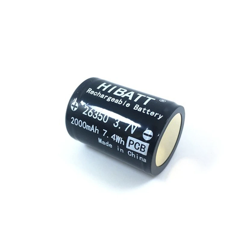 2 шт./партия перезаряжаемые литиевые аккумуляторы 26350