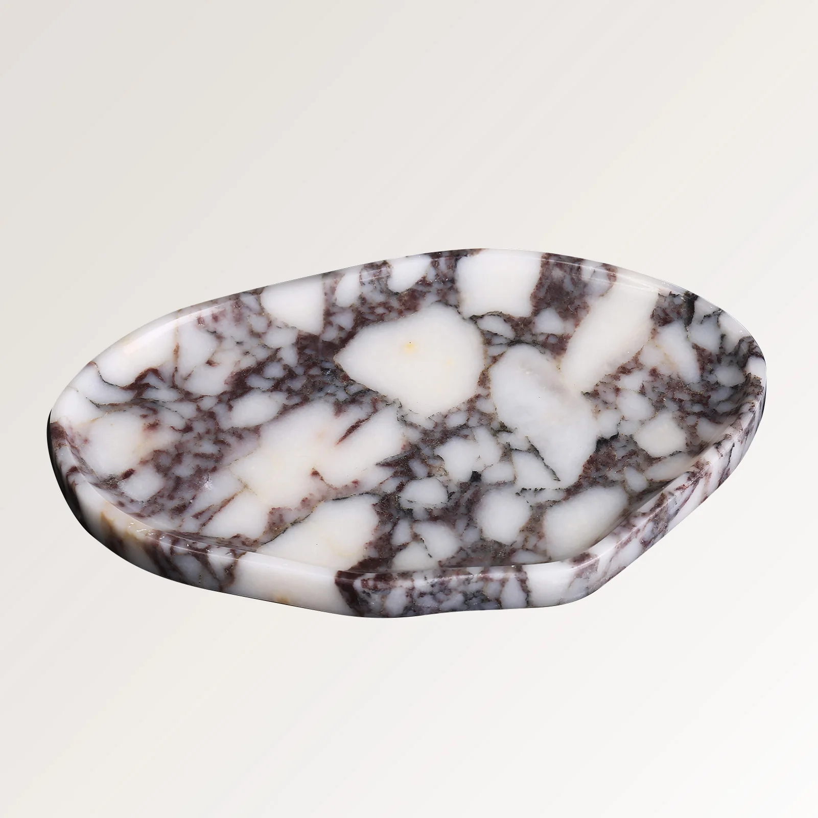 

Декоративный поднос из натурального мрамора Chenshiyi, поднос для хранения в стиле ретро, домашний органайзер для спальни, гостиной