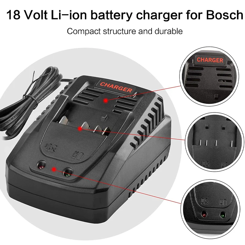 

Зарядное устройство для батарей Bosch, 18 В, 3 А, 14,4 В