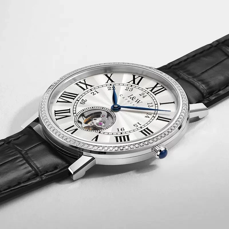 Carnival Luxury Lovers Watch Fashion Ultra Thin 8.5mm Mechanical Watch Men and Women MIYOTA Movement Sapphire Automatic Watches