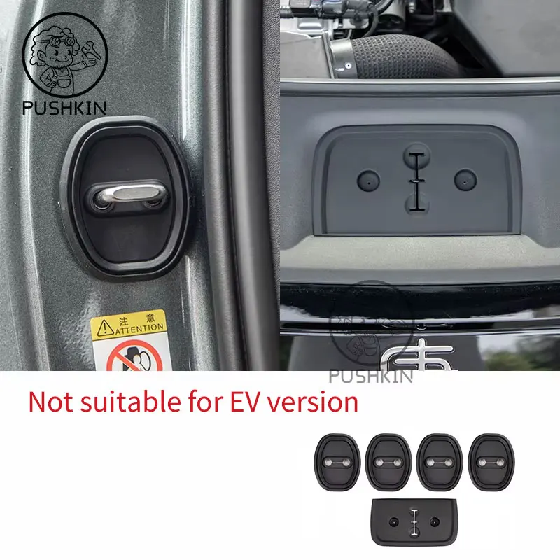 

Для BYD Sealion 8 Tang L защита замка переднего капота, силиконовая накладка, пылезащитный чехол, анти-нучные предметы, амортизирующие аксессуары