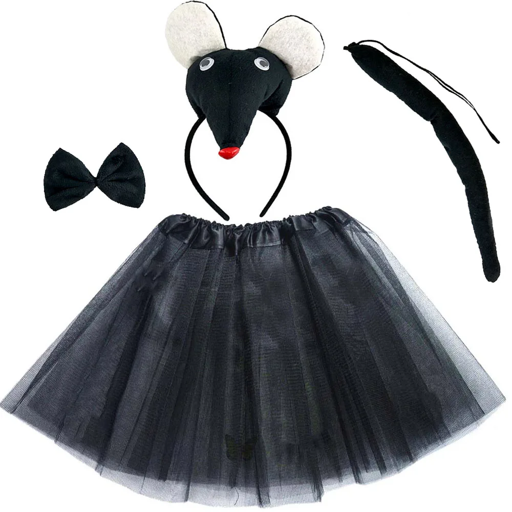 Детская повязка на голову в виде мыши и крысы