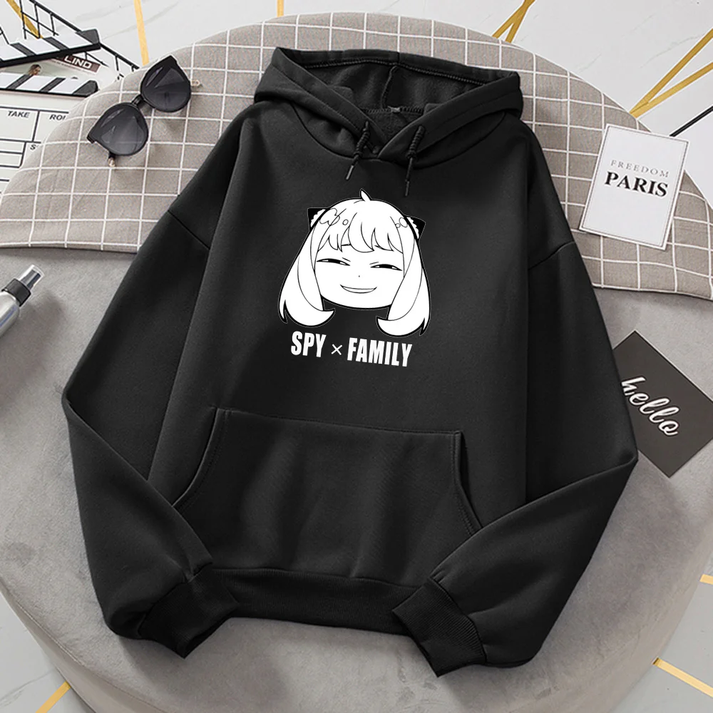 

spy x family hoodies women Winter 90s Hood women graphic sweatshirts