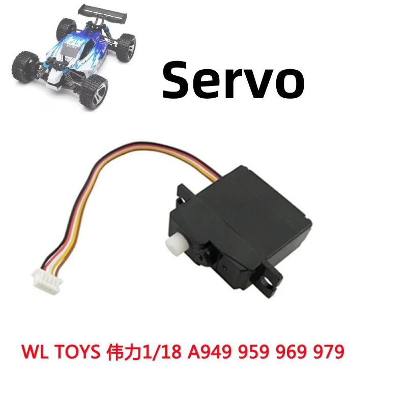 Фото Цифровой сервопривод WLtoys 17G A949, крутящий момент 4.8кг, скорость 0.12с, водонепроницаемый, ударопрочный, улучшенная версия для радиоуправляемых машин 1/18 A959 A969 A979 K929 B 18428 №1